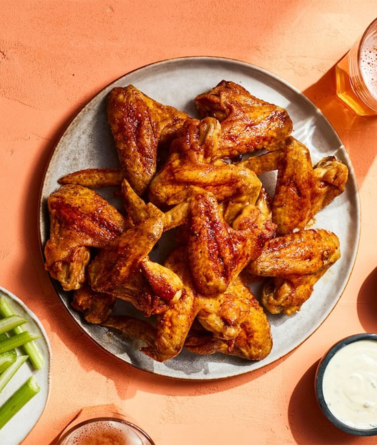 Fiery Scorpion Pepper Chicken Wings